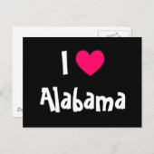 I Liebe Alabama Postkarte (Vorne/Hinten)