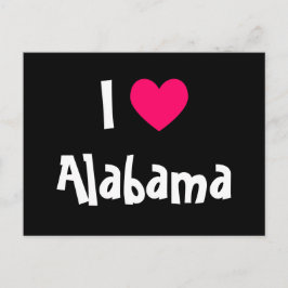 I Liebe Alabama Postkarte