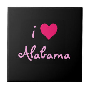 I Liebe Alabama Tile Fliese