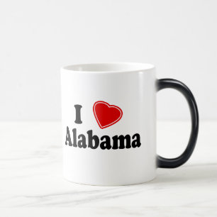 I Liebe Alabama Verwandlungstasse