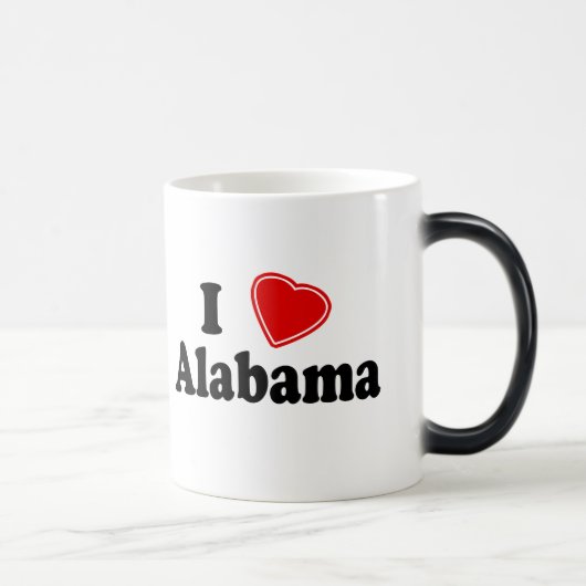 I Liebe Alabama Verwandlungstasse (Rechts)