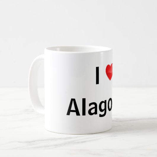 I Liebe Alagoas Kaffeetasse (Vorderseite Links)