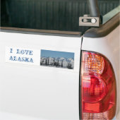 I LIEBE-ALASKA-Autoaufkleber Autoaufkleber (Auf Lkw)