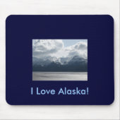 I Liebe Alaska! Mousepad (Vorne)