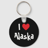 I Liebe Alaska Schlüsselanhänger (Vorderseite)