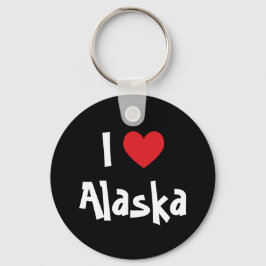 I Liebe Alaska Schlüsselanhänger
