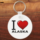 I LIEBE ALASKA SCHLÜSSELANHÄNGER (Vorderseite)