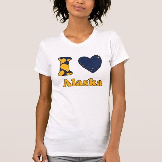 I Liebe Alaska T-Shirt (Vorderseite)