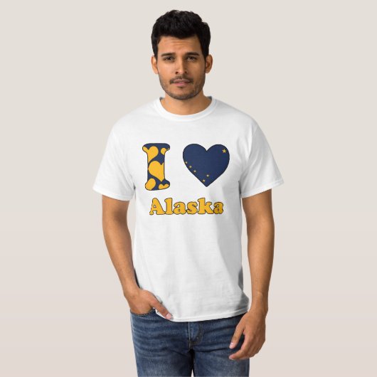 I Liebe Alaska T-Shirt (Vorne ganz)