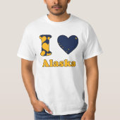 I Liebe Alaska T-Shirt (Vorderseite)