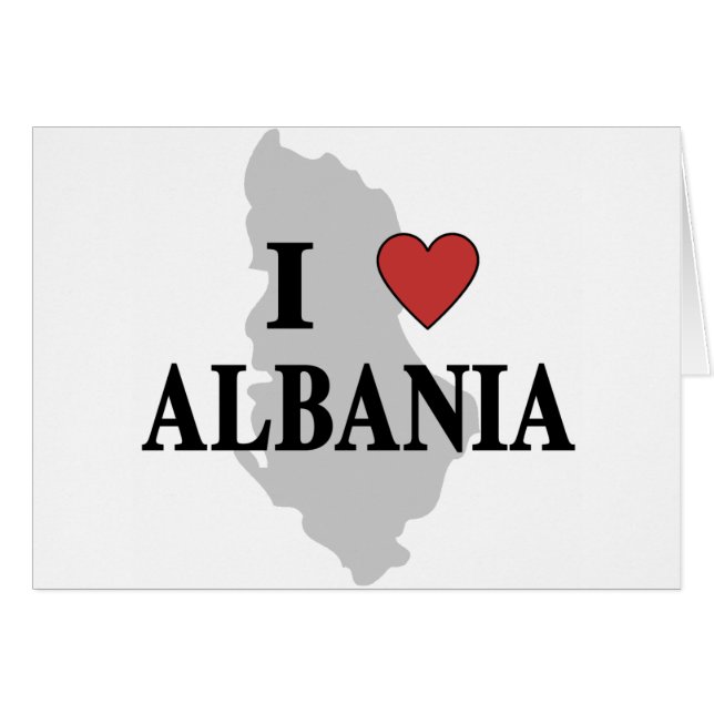 I Liebe Albanien (Vorderseite (Horizontal))