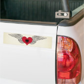 I Liebe Albanien - Flügel Autoaufkleber (Auf Lkw)