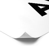 i Liebe Albanien - Land - Herzsymbol Poster (Ecke)