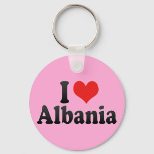 I Liebe Albanien Schlüsselanhänger