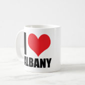 I Liebe Albany Kaffeetasse (Vorderseite Links)