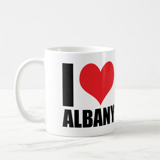 I Liebe Albany Kaffeetasse (Links)