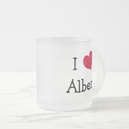 I Liebe Albert Mattglastasse (VorderseiteRechts)