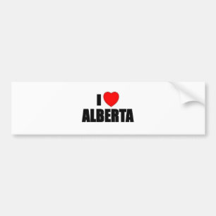 I Liebe Alberta Autoaufkleber