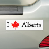 I Liebe Alberta Autoaufkleber (Auf Auto)