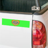 I Liebe Alberta, Regenbogenherz Autoaufkleber (Auf Lkw)