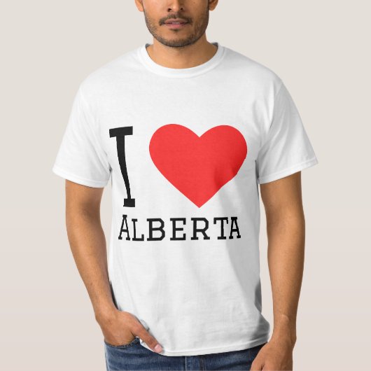 I Liebe Alberta T-Shirt (Vorderseite)