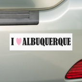 I Liebe-Albuquerque-Autoaufkleber Autoaufkleber (Auf Auto)