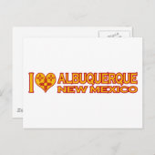 I Liebe Albuquerque, NM Postkarte (Vorne/Hinten)
