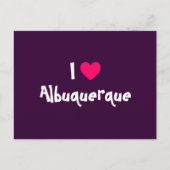 I Liebe Albuquerque Postkarte (Vorderseite)