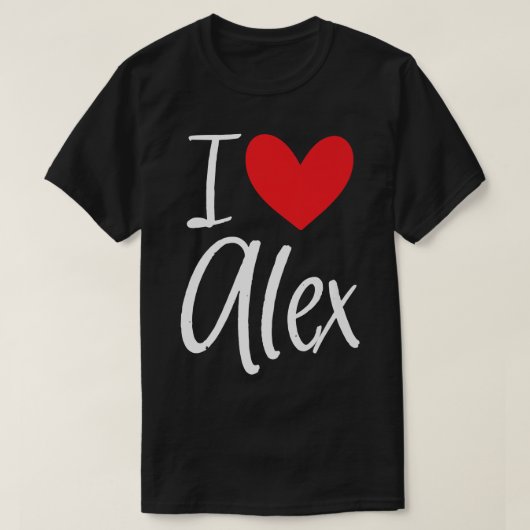 I Liebe Ale Name Personalisiert Girl BESTE FREUNDI T-Shirt (Design vorne)