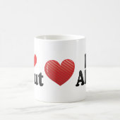 I Liebe Aleut Kaffeetasse (Mittel)