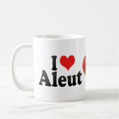 I Liebe Aleut Kaffeetasse (Links)