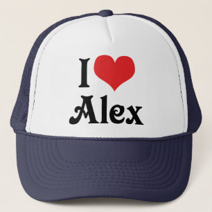 I Liebe Alex Truckerkappe
