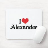 I Liebe Alexander Mousepad (Mit Mouse)