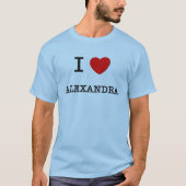 I Liebe Alexandra T-Shirt (Vorderseite)