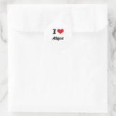 I Liebe Algae Runder Aufkleber (Tasche)