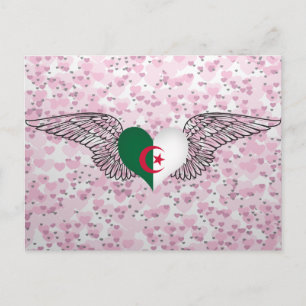 I Liebe Algerien - Flügel Postkarte