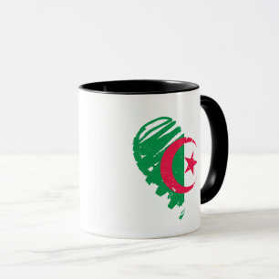 I Liebe Algerien - Herz der algerischen Flagge Tasse