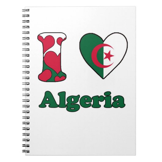 I Liebe Algerien Notizblock (Vorderseite)