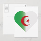 I Liebe Algerien Postkarte (Vorne/Hinten)