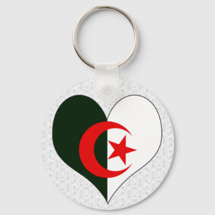 I Liebe Algerien Schlüsselanhänger