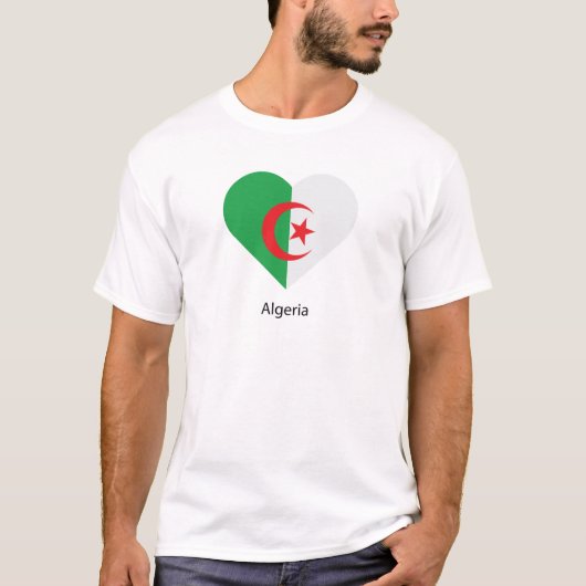I Liebe Algerien T-Shirt (Vorderseite)