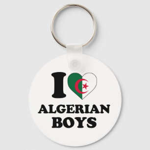 I Liebe Algerische Jungen Schlüsselanhänger