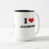 I Liebe-Algorithmen Zweifarbige Tasse (VorderseiteRechts)