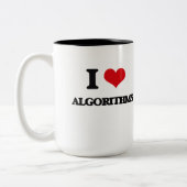 I Liebe-Algorithmen Zweifarbige Tasse (Links)