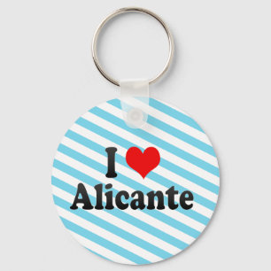 I Liebe Alicante, Spanien Schlüsselanhänger