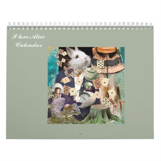 I Liebe-Alice im Wunderland Kalender (Titelbild)