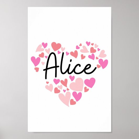 I Liebe Alice Poster (Vorne)