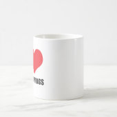 I Liebe Alice Springs Kaffeetasse (Mittel)