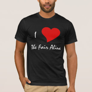 I Liebe Alina mit keltischer Bedeutung T-Shirt