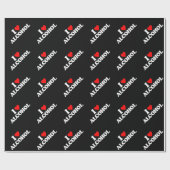 I LIEBE-ALKOHOL GESCHENKPAPIER (Flach)